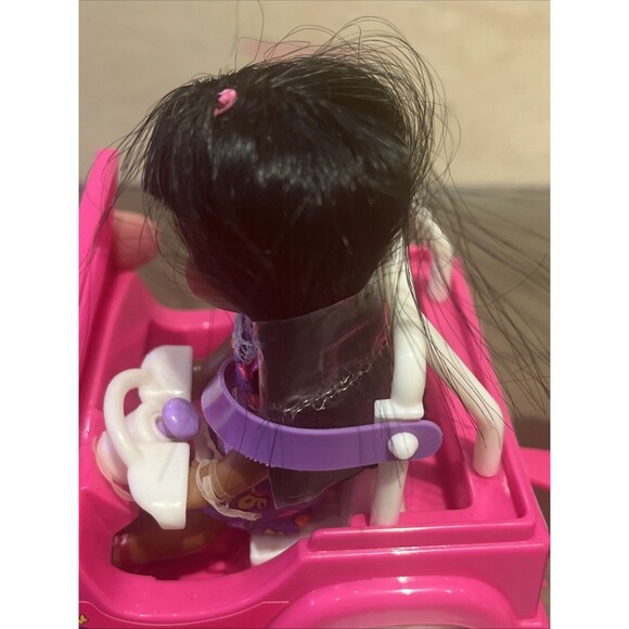 Vtg Barbie Tommy & Kelly Power Wheels Jeep Pink Black African American Dolls 90s - Picture 3 of 5